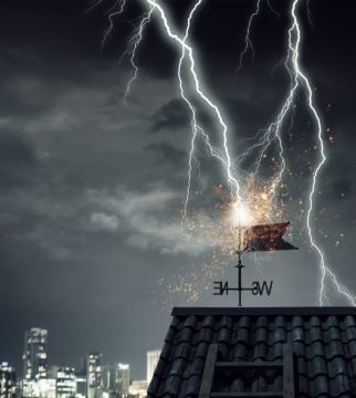 Roof Repaired in Lisle After Lightening Strike