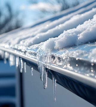 How to Tell if Your Gutter Downspouts Are Freezing 